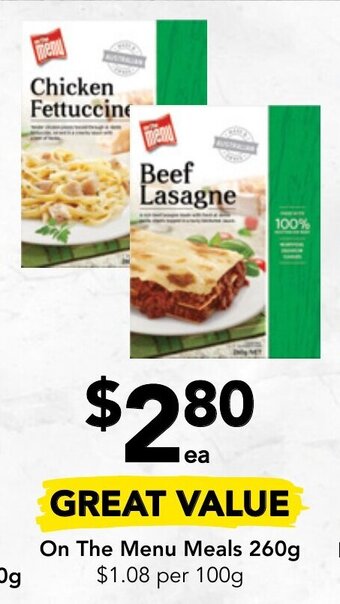 Drakes On The Menu Meals 260g offer