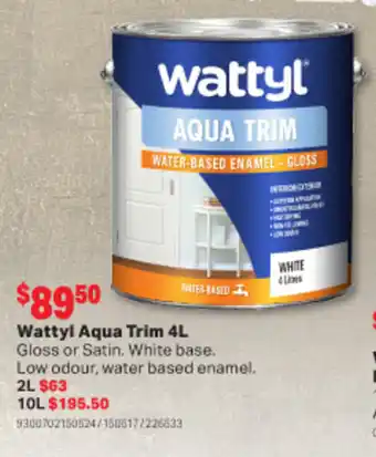 Wattyl Aqua Trim 4L