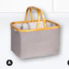 Bamboo Laundry Accessories Folding Basket 35L