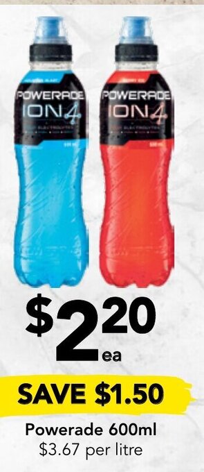 Drakes Powerade 600ml offer
