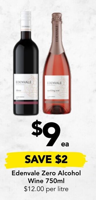 Drakes Edenvale Zero Alcohol Wine 750ml offer