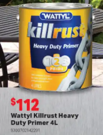 Wattyl Killrust Heavy Duty Primer 4L