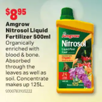 Amgrow Nitrosol Liquid Fertilizer 500ml