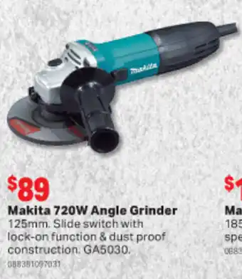 Home Timber & Hardware Makita 720W Angle Grinder 125mm offer