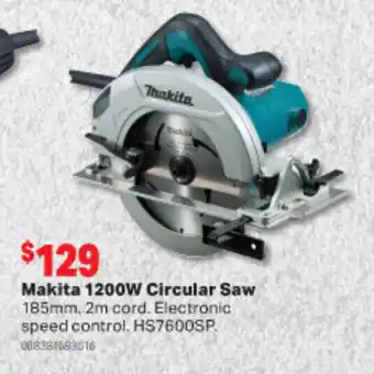 Home Timber & Hardware Makita 1200W Circular Saw 185mm. 2m Cord offer