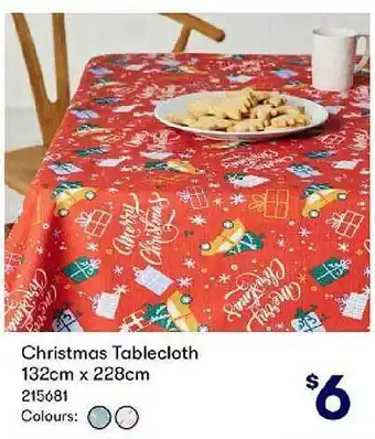 BIG W Christmas tablecloth offer