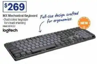 Officeworks Logitech mx mechanical keyboard offer