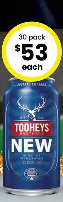 The Bottle O Tooheys brothers new offer