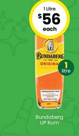 The Bottle O Bundaberg up rum offer