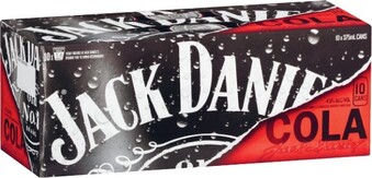 Coles Jack Daniels & Cola Cans 10x375mL offer