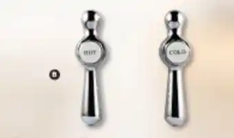 Home Timber & Hardware Bathroom Taps Deluxe Lever Style Chrome Handle & Button offer