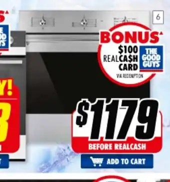 The Good Guys Smeg 60cm Classic Thermoseal Oven 79 Litre offer