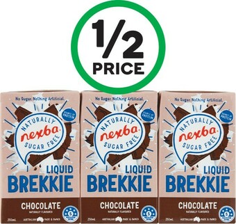 Woolworths Nexba Liquid Breakfast 3 x 250ml offer