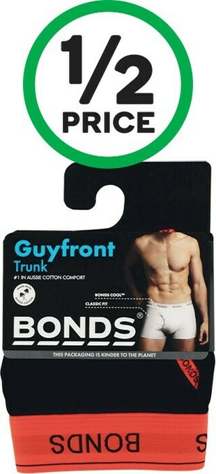 Woolworths Bonds Men’s Hipster Guy Front Trunk offer