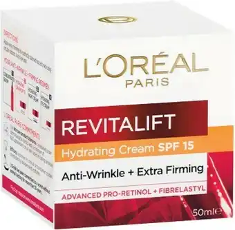 Woolworths L’Oreal Revitalift Day Cream SPF15 50ml¥ offer