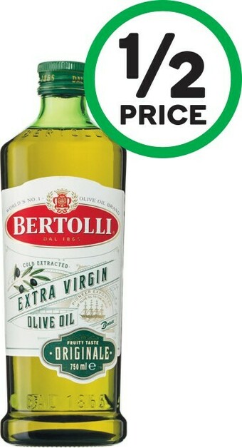Woolworths Bertolli Extra Virgin Olive Oil Original 750ml offer