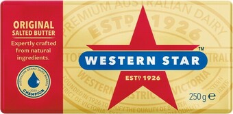 Woolworths Western Star Butter Block 250g – From the Fridge offer