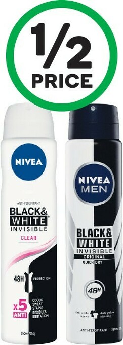 Woolworths Nivea Aerosol Deodorant 250ml offer