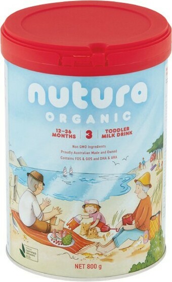 Woolworths Nutura Organic Toddler Stage 3 Baby Formula 800g – Limit 2 per Customer offer
