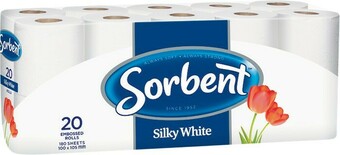Woolworths Sorbent Toilet Tissue Pk 20 offer