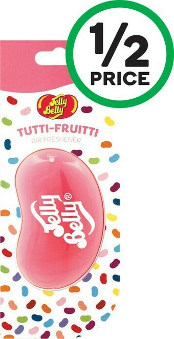 Woolworths Jelly Belly Tutti-Fruitti 3D Gel Car Air Freshener offer