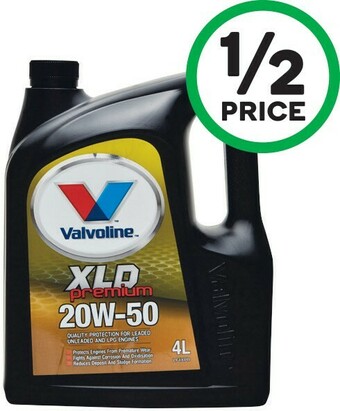 Woolworths Valvoline Motor Oil XLD 20W50 4 Litre offer