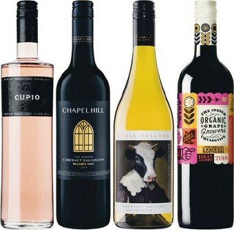 Woolworths Cupio Rose, Chapel Hill The Parson, Noble Fellows OR Indigo Growers Organic 750ml offer