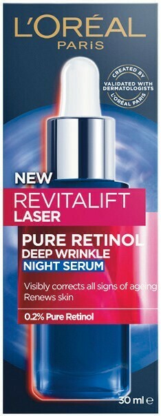 Woolworths L'Oreal Revitalift Laser Pure Retinol Deep Wrinkle Night Serum 30ml offer