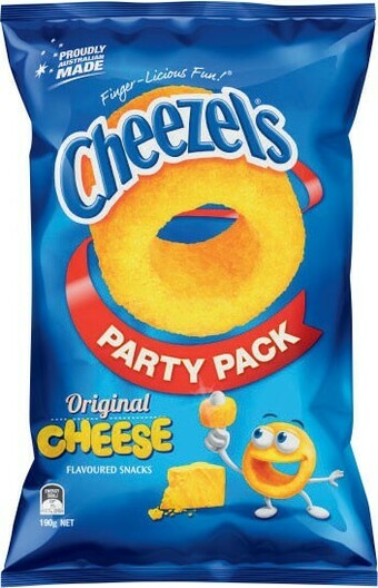 Coles Cheezels Party Pack 190g offer