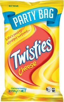 Twisties or Cheetos Party Bag 165g-270g