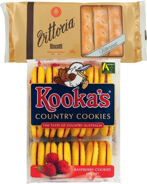 Vittoria Amaretti or Vittorina Biscuits 200g or Kookas Country Cookies
