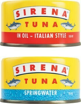 Coles Sirena Tuna 185g offer