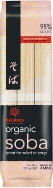 Coles Hakubaku Organic Noodles 270g offer