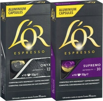 Coles L’OR Nespresso Compatible Capsules 10 Pack offer