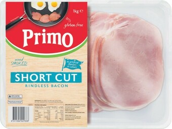 Coles Primo Short Cut Rindless Bacon 1kg offer