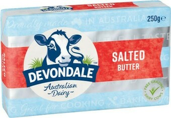 Coles Devondale Butter Pat 250g offer