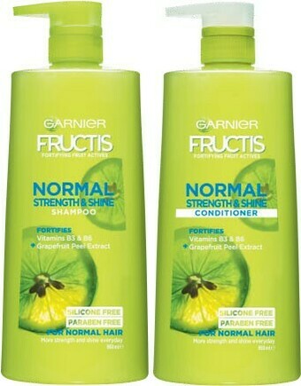 Coles Garnier Fructis Shampoo or Conditioner 850mL offer