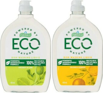 Coles Palmolive Eco Dishwashing Liquid 450mL offer