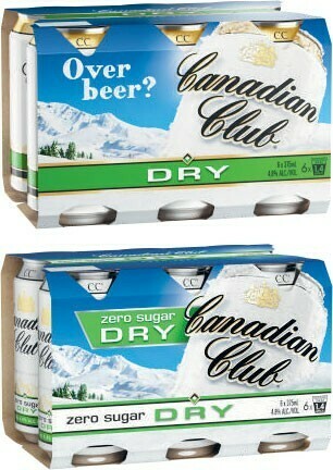 Coles Canadian Club & Dry Cans 6x375mL offer