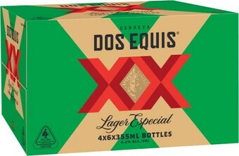 Dos Equis XX Special Lager Bottles 24x355mL
