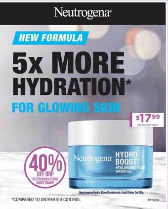 Chemist Warehouse Neutrogena hydro boost offer