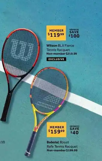 Rebel Wilson blx fierce tennis racquet babolat boost rafa tennis racquet offer