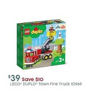Target Lego duplo town fire truck 10969 offer
