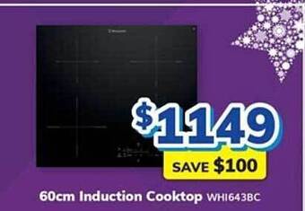 Bi-Rite 60cm induction cooktop whi643bc offer
