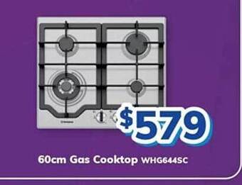 Bi-Rite 60cm gas cooktop whg644sc offer