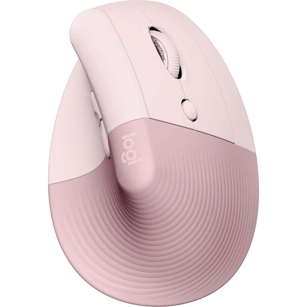 Logitech lift vertical ergonomic mouse (rose) offer at JB HiFi