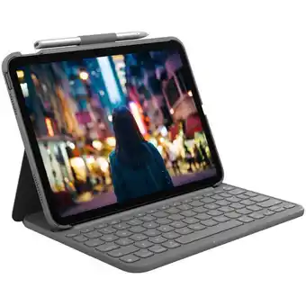 JB Hi-Fi Logitech folio case for ipad 10th gen (grey) offer
