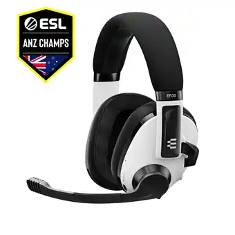 Epos h3 hybrid closed acoustic gaming headset with bluetooth ghost white