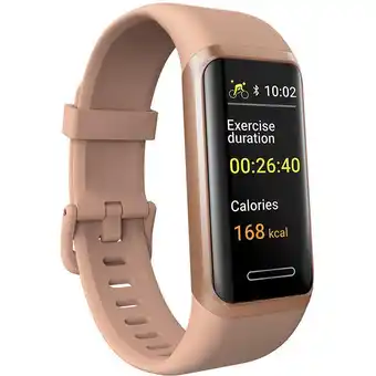 JB Hi-Fi Ryze elevate fitness & wellbeing smart watch with alexa (rose gold/pink) offer