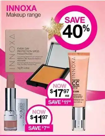 Priceline Innoxa makeup range offer